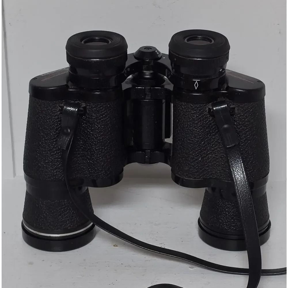 Vintage Tasco ZIP 7x35 Binoculars w/ Case & Strap – Fully Coated Optics